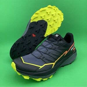 Salomon Thundercross Trail Running Shoes BlackQuiet Shade  Size  NEW